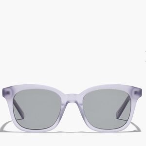 Madewell Venice Flat Framed Sun Glasses Lilac